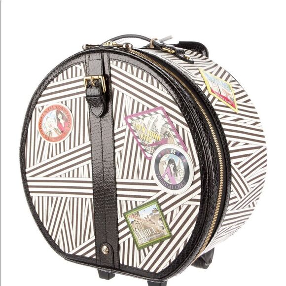 Henri Bendel Hatbox Wheelie - Disturbed Stripe - Picture 2 of 12